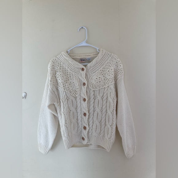carriage court sport Sweaters Vintage Carriage Court Sport Knit Cardigan Sweater Cottagecore